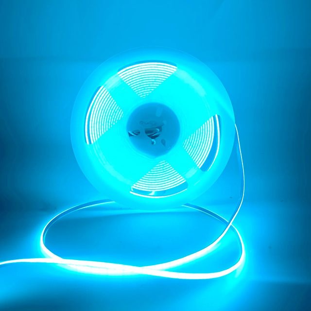 12V/24V 9W COB LED Strips Light Super Bright Dotless High Density 480LEDs/M Cuttable Flexible Tape Light for Home Light Projects