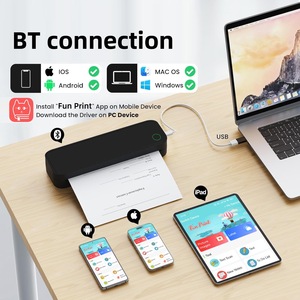 Impressora Térmica Portátil Mini A4 Sem Fio para Documentos e Adesivos para Windows/Mac/iOS/Android com Bateria de 2600mAh - Product Image 3
