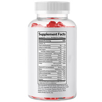 Gummies multivitaminés stimulants les cils, best-seller transfrontalier sur Amazon, flacon de 60 unités, directement de l'usine