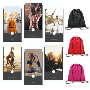 Bolsas con Cordón Personalizadas de Alta Calidad, Bolsa de Poliéster para Almacenamiento de Comestibles, Deportes, para Llevar Tapete de Yoga, con Impresión de Logotipo - Product Image 3