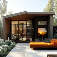 Maison modulaire préfabriquée pliable Bâtiments préfabriqués en acier Kit de maison d'assemblage amovible
