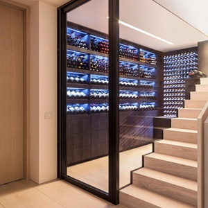 Vinoteca de Madera Maciza Bajo Escalera, Mueble para Vinos que Ahorra Espacio, Ecológico, con Temperatura Constante, para Sala de Estar u Hotel - Product Image 6