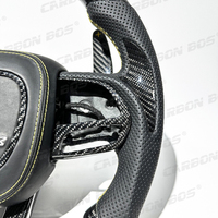 Volant en fibre de carbone forgé prêt à l'emploi compatible avec les modèles Dodge Challenger Charger RT Durango SRT Hellcat Jeep Cherokee