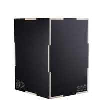 Caja plyo de madera de alta calidad de fábrica 3 en 1, caja pliométrica de entrenamiento y acondicionamiento de salto para entrenamiento