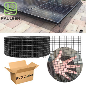 Stock 4inchX100ft Long Service Life <strong>PVC</strong> Coated Squirrel Guard Solar Panel Mesh Technique <strong>Welded</strong> Mesh Cutting Processing Service - Product Image 4