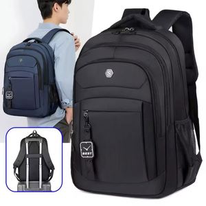 Hot Sale Custom logo Business <b>Large</b> Capacity Casual Waterproof Travel <b>Bag</b> Laptop Back Pack Student Backpacks for <b>Men</b> - Product Image 1