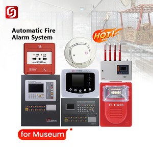 Panel de control de alarma de incendio direccionable de 4 bucles Detector de humo inteligente para sistema de protección contra incendios - Product Image 1
