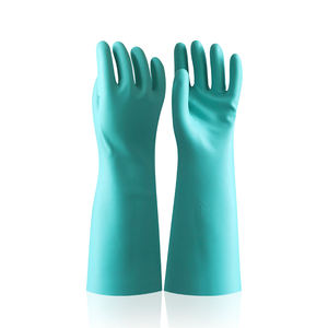 Guantes de <span class=keywords><strong>Examen</strong></span> de Nitrilo Industriales de China, Guantes de Protección <span class=keywords><strong>para</strong></span> las Manos, Guantes de Trabajo Verdes y Azules Recubiertos de Nitrilo - Product Image 2
