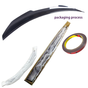 สปอยเลอร์หลังคาร์บอนไฟเบอร์ทรง PSM สำหรับรถยนต์ C-Class W204 4 ประตู ปี 2007-2014 - Product Image 6