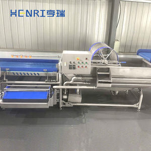 جهاز غسيل الفواكه والخضروات بنظام تنقية المياه ، آلة غسيل دوامة دوارة - Product Image 4