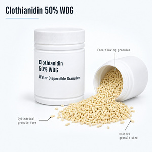 ผู้จัดจำหน่ายยาฆ่าแมลง Clothianidin 50% WDG สำหรับผู้นำเข้าสารเคมีเกษตร ขายส่งจากโรงงาน สำหรับควบคุม<span class=keywords><strong>เพลี้ย</strong></span>จอมเต่า ไทรป์ส และไนมาโตด - Product Image 3