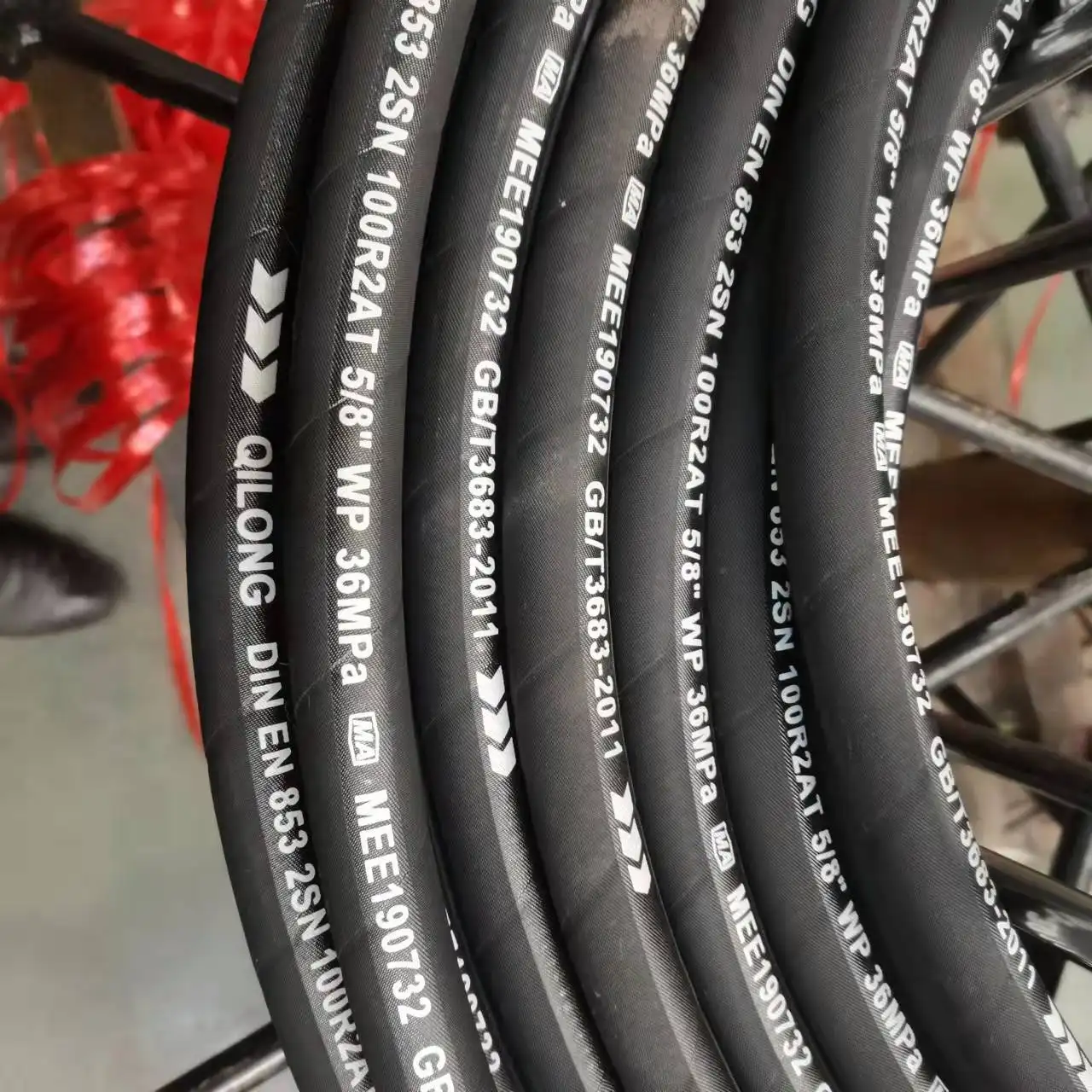 Rubber hose made in China fuel dispenser hose diesel gasoline rubber hose