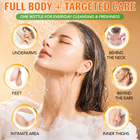 ATOANY Gel Douche Rafraîchissant Naturel Anti-Odeur Nettoyant Exfoliant Hydratant au Kaki Marque Privée