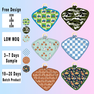 Juego de Baberos para Bebé, Material de Algodón, Impermeables, con Estampados Adorables, para 0-9 <span class=keywords><strong>Meses</strong></span>, Bajo Costo, Reemplazables - Product Image 3