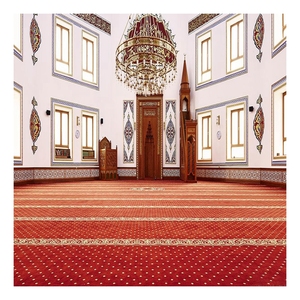 Thảm Cầu Nguyện Nhà Thờ Hồi Giáo Wilton <span class=keywords><strong>Axminster</strong></span> Tường Bằng <span class=keywords><strong>Polypropylene</strong></span> Hoặc Acrylic - Product Image 2