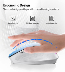 Ergonomic RGB Backlit Optical <b>mouse</b> Sensor Right-Handed Rechargeable Wireless <b>Mouse</b> 2.4G/BT Compatibility for Computer Stock - Product Image 6