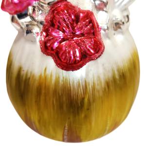 대량 공급 유리 열대 코코넛 음료 다채로운 크리스마스 장식품 휴일 장식 선물 - Product Image 4