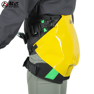 แผ่นรองสะโพกปีนเขา Xinda ทำจาก PVC กันน้ำ ทนทานต่อการสึกหรอ พร้อมเข็มขัดนิรภัยแบบโค้งรับสรีระ สำหรับการสำรวจกลางแจ้ง รองรับเอวสำหรับผู้ใหญ่ - Product Image 1