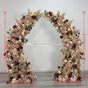 DKB Vente en gros de décorations d'arche de mariage en soie artificielle de qualité supérieure pour les mariages et les fêtes de rentrée scolaire, tailles personnalisables - Product Image 2