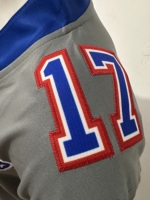 Grosir 2026 Buffalo Kedatangan Baru Jahitan Lengkap # 17 Allen # 18 Cooper # 2 Moore # 86 Jersey Sepak Bola Amerika Kincaid