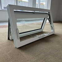 Fenêtre en aluminium d'approbation FPA de preuve d'ouragan de la Floride fenêtre d'auvent de double verre feuilleté avec le verre teinté et la grille pour la maison