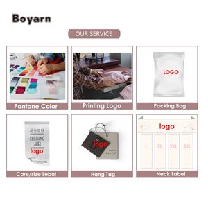 Boyarn Arrivée Lavé Unisexe Surdimensionné 100% Coton T-shirt Drop Shoulder Plain 270 Gsm DTG 3d Logo T-shirts Brodés - Product Image 6