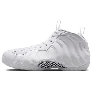 <span class=keywords><strong>Nike</strong></span> <span class=keywords><strong>Air</strong></span> Foamposite <span class=keywords><strong>One</strong></span> Triple White Chaussures de basket-ball pour hommes Tige synthétique Semelle extérieure en caoutchouc Vêtements de sport d'été - Product Image 1