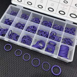 Kit de joints toriques, 595 pièces, 36 tailles, pour réparation de climatisation automobile, joints en caoutchouc, pièces standard - Product Image 5