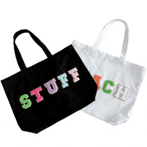 Sac de courses multifonctionnel de haute qualité, imprimé sur mesure, en coton robuste, sac fourre-tout en toile recyclée - Product Image 6