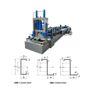 Hot Selling Automatische Pfetten walzen form maschine C Z Profile Channel Former Machines