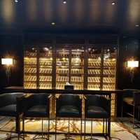 Armoire à vin personnalisée avec porte en verre, éclairage LED, bar moderne pour la maison, armoire de rangement pour vin