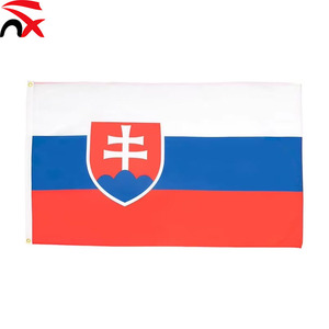 <span class=keywords><strong>Drapeau</strong></span> de la Slovaquie 3x5 pieds en gros, bannière durable en polyester de la République <span class=keywords><strong>slovaque</strong></span> pour événements sportifs, festivals et décoration - Product Image 1