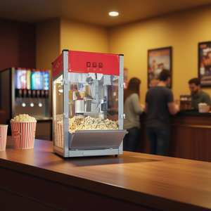 Máquina para Hacer Palomitas de Maíz Vevor de 1440W, 80 Tazas, Roja, Eléctrica - Product Image 2