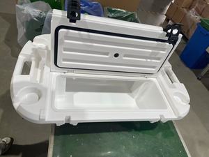 Nevera Flotante y Contenedor de Almacenamiento Seco de Plástico HS de 48qt para Río, Playa, Kayak, Piscina y Lago, Caja Refrigeradora para Tierra y Agua - Product Image 3