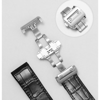 Accessoires de montre Bracelet de montre en cuir véritable pour Ca-rtier S-antos Bracelet de montre 100 pour hommes et femmes Bracelet à boucle pliante 20mm 23mm