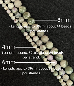 Cuentas Redondas de Jade Quartzite Jade SheTai en Varios Tamaños para Joyerí<span class=keywords><strong>a</strong></span> DIY para Todos los <span class=keywords><strong>Signos</strong></span> del Zodiaco - Product Image 2