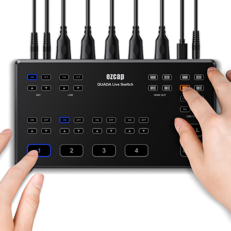 Ezcap367 Live Streaming Equipment 2 Channel