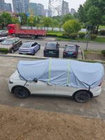 Nouvelle housse de pare-soleil pour SUV, imperméable, protection UV, portable, demi-toit de voiture, abri solaire anti-pluie extérieur
