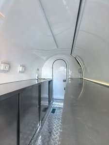 2025 का सबसे अधिक बिकने वाला आउटडोर मोबाइल स्नैक फूड ट्रेलर कस्टम कार्ट्स स्टेनलेस स्टील जंग प्रतिरोधी - Product Image 6