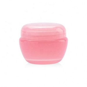 Pot cosmétique vide en plastique coloré rose et blanc pour échantillon de crème visage – 5g, 10g, 20g, 30g, 50g - Product Image 6