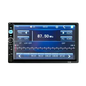 7010B 7 Zoll 2 Din Autoradio MP5 Videoplayer 7 Zoll HD-LCD-Touchscreen BT 2 Din Autoaudio Stereo