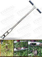 Équipement de test Échantillonneur pour sol, grain, ciment, poudre Échantillonneur de sol de type T en acier inoxydable Sonde d'échantillonnage de sol de haute qualité