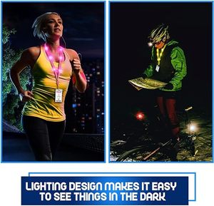 Lanières lumineuses LED clignotantes <span class=keywords><strong>pour</strong></span> croisière avec porte-<span class=keywords><strong>badge</strong></span> d'identification, lanières colorées, <span class=keywords><strong>collier</strong></span>, longue durée <span class=keywords><strong>pour</strong></span> <span class=keywords><strong>accrocher</strong></span> une carte d'identité, un porte-clés - Product Image 4