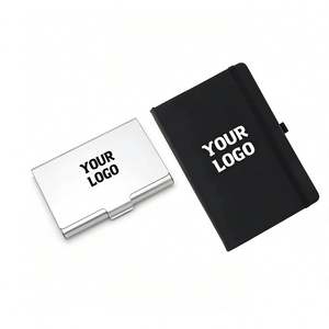 Wholesale Fashion Design Custom Print Laser Logo <b>Cheap</b> Business Card Holder Case for Business Promo <b>Gift</b> ID Name Card Holder <b>Box</b> - Product Image 1