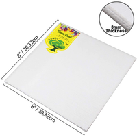 Toile de peinture en coton vierge 100% pour artistes, format 8x10 pouces, vente en gros à prix abordable