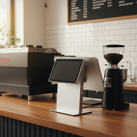 Système de point de vente pour café, écran tactile de 15,6 pouces, caisse enregistreuse tout-en-un avec imprimante, Windows/Android, garantie 1 an, modèle
