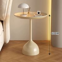 Meubles de salon de haute qualité, design moderne, table basse en acier inoxydable, table d'appoint légère et durable