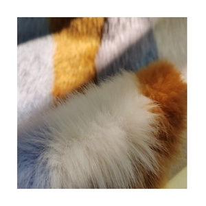 Tela <span class=keywords><strong>EZ</strong></span> de piel sintética de pila alta de Jacquard colorido para ropa/textiles para el hogar/Juguetes - Product Image 1