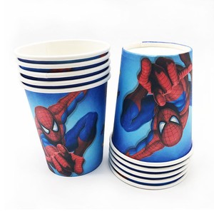 Set <span class=keywords><strong>de</strong></span> Decoración para Fiesta <span class=keywords><strong>de</strong></span> <span class=keywords><strong>Cumpleaños</strong></span> <span class=keywords><strong>de</strong></span> Spider-Man, Adornos Colgantes, Vasos <span class=keywords><strong>de</strong></span> Papel, Mantel, Pancarta, Platos - Product Image 5