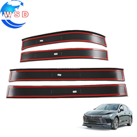 Plaque de protection de seuil de porte extérieure en Fiber de carbone ABS de vente chaude pour BYD Destroyer 05 2024 accessoires intérieurs de décoration de voiture